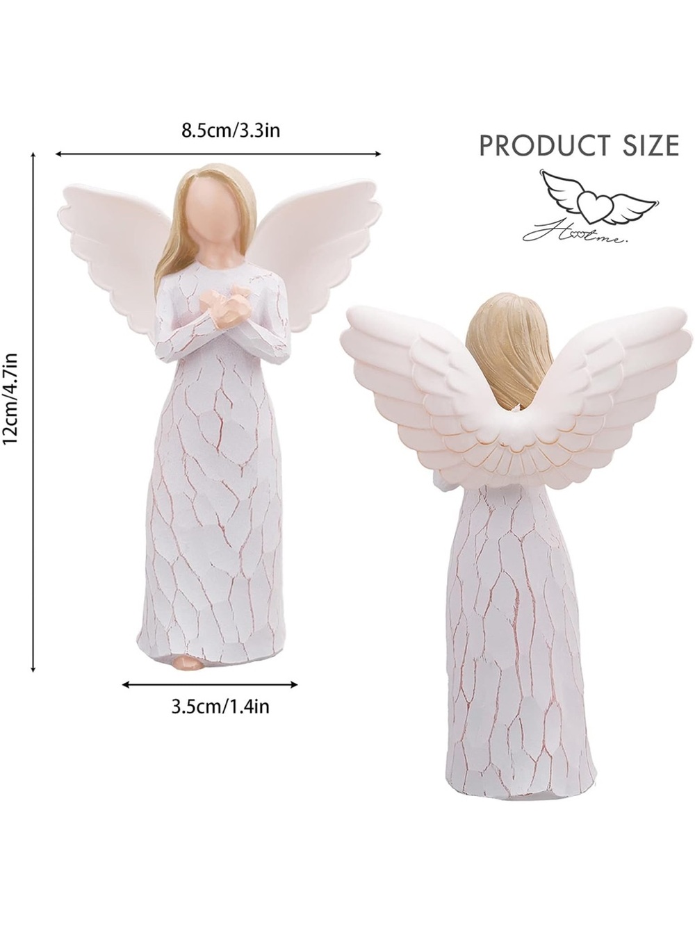 Remembrance Angel Memorial Figurine β Sympathy Gift Angel Statue - Picture 1 of 4